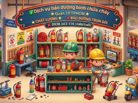 Dịch vụ bảo dưỡng bình chữa cháy Quận 10 TPHCM