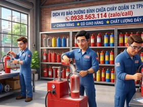Dịch vụ bảo dưỡng bình chữa cháy Quận 12 TPHCM
