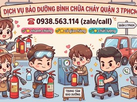 Dịch vụ bảo dưỡng bình chữa cháy Quận 3 TPHCM