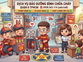Dịch vụ bảo dưỡng bình chữa cháy Quận 8 TPHCM