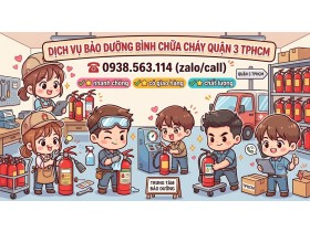 Dịch vụ bảo dưỡng bình chữa cháy Quận 3 TPHCM