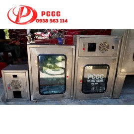 Tủ PCCC trong nhà 400x600x200 Inox 304 dày 1mm